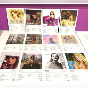 Taylor Swift album wall collage